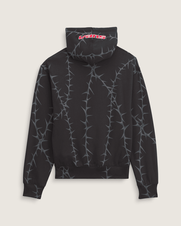 Prickler Patch Zip Hoodie in Black | Vans