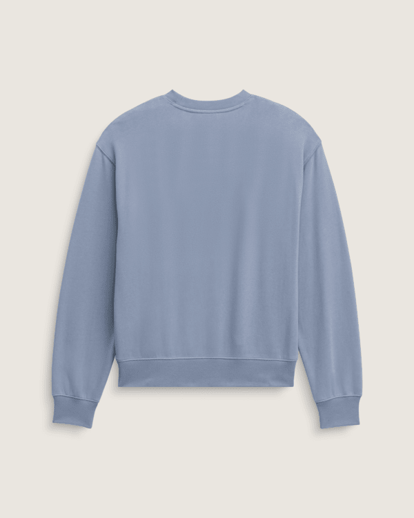 Stretch Logo Crew Sweatshirt in Glacial Slate Blue | Vans