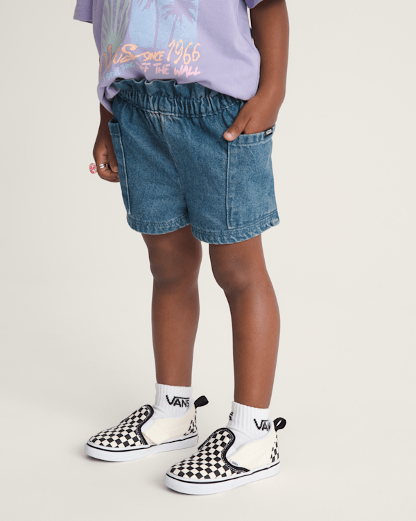 Little Kids Joy Ruffled Elastic Waist Shorts