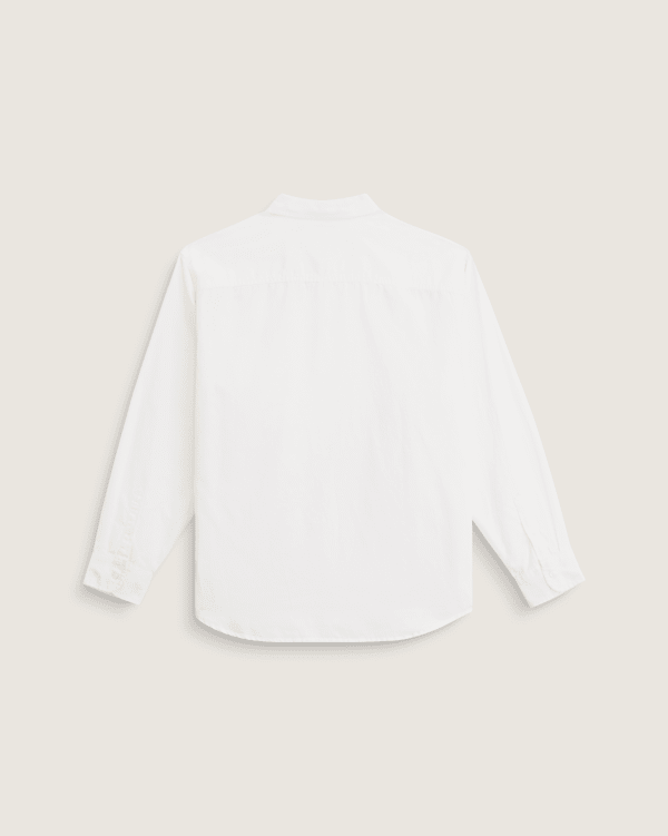 Lawson Solid Oxford Long Sheeve Shirt in White | Vans