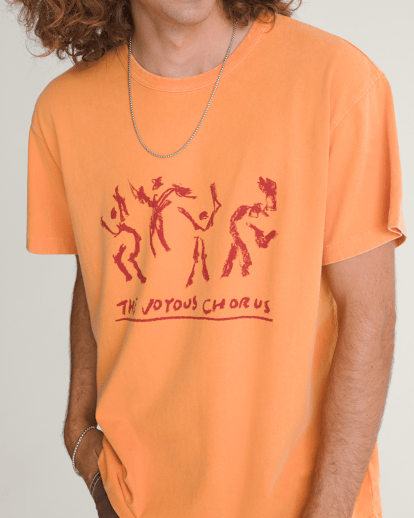OTW by Vans X Julian Klincewicz Washed Tee Shirt in Pepper Orange