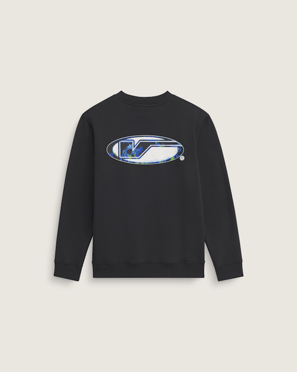 Kids Bevel Flame Crew Sweatshirt