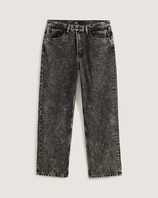 Check-5 Loose Denim Pants en Black | Vans CA