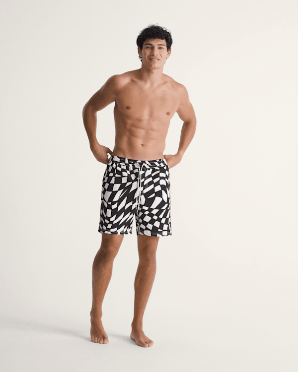 Primary II Elastic Printed Boardshorts
