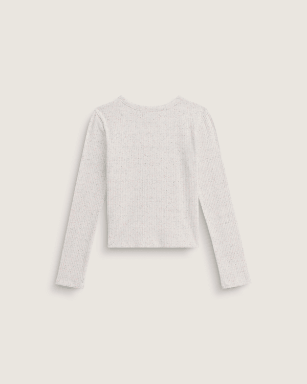Kids Teri Confetti Rib Long Sleeve Shirt