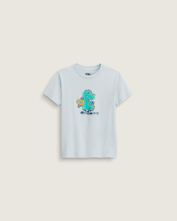 Little Kids Prehistoric Skater T-Shirt in Dawn Mist Blue | Vans