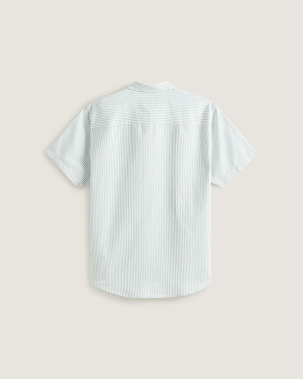 すぎとさま専用【50s VAN HEUSEN 】長袖シャツ ホワイトストライプ Lawson Stripe Shirt in Dawn Mist Blue / Marshmallow White | Vans