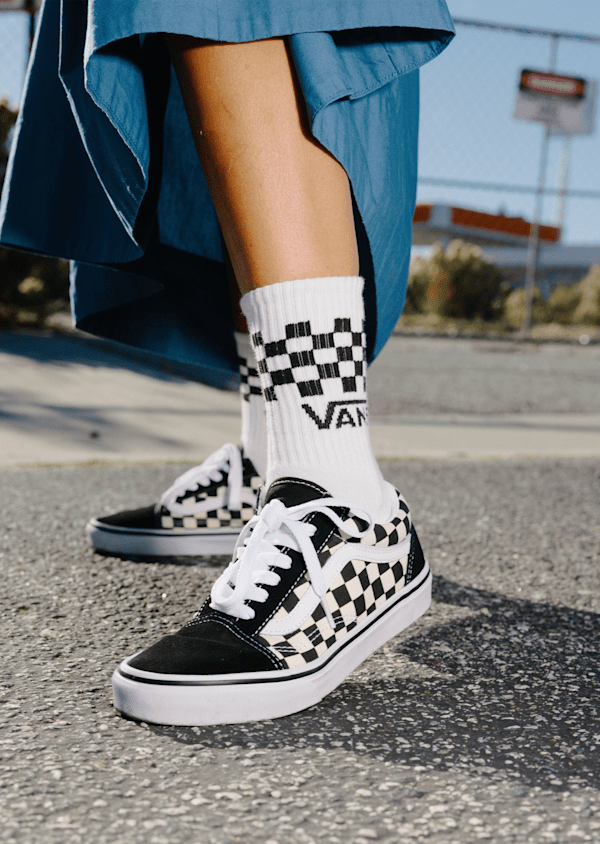希少　BEAUTY&YOUTH × VANS OLDSKOOL チェッカーボード Old Skool Checkerboard Shoe in Checkerboard Black / White | Vans
