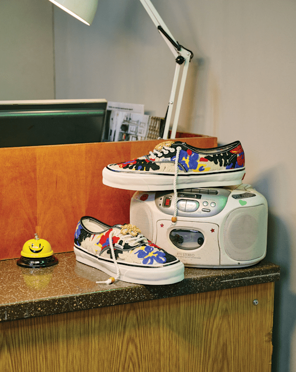 L○uis Vuitt○n ホワイト/ブルー スニーカー 38 Premium-Authentic-Shoe-VANS-