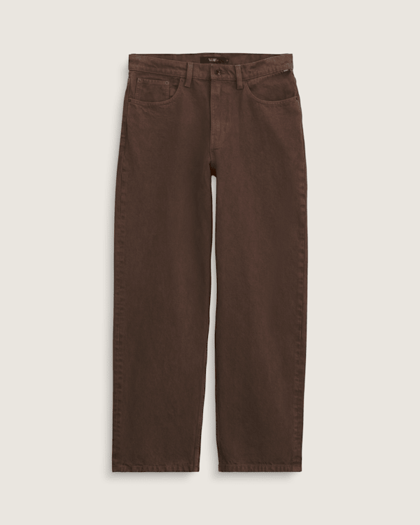 Check-5 Loose Denim Pants in Dark Brown | Vans