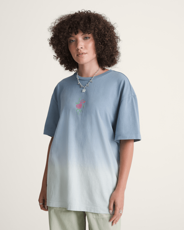 Floral Tears T-Shirt in GLACIAL SLATE | Vans