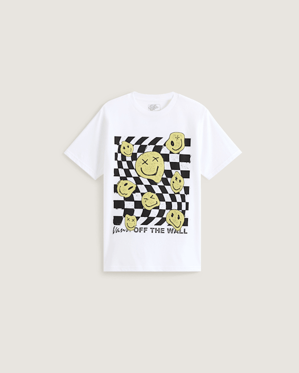 Kids Twisted Joy T-Shirt in White | Vans