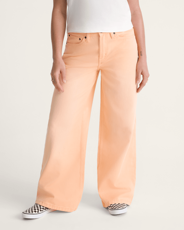 Check-5 Low Rise Baggy Pants