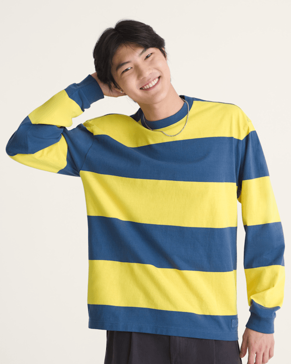 Rugby Stripe Long Sleeve Shirt