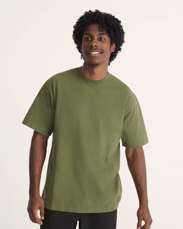 Premium Loose Fit T-Shirt in Green Balsam | Vans