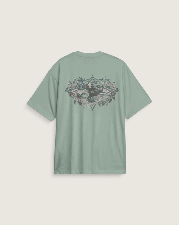 Grim Carver T-Shirt in Grey Olive | Vans