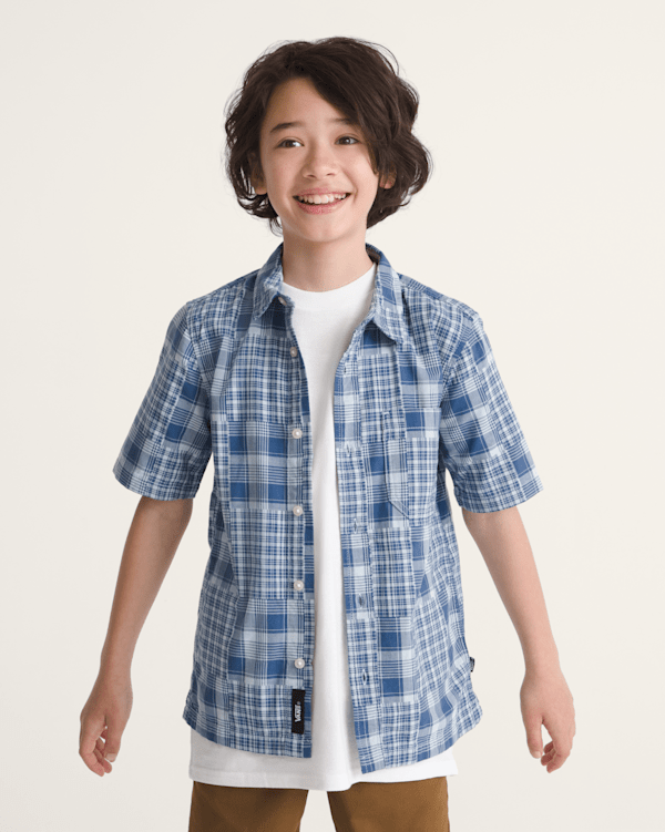 Kids Larkspur Plaid Shirt