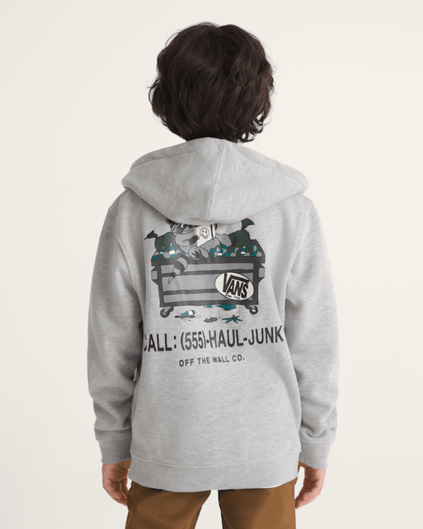 Kids Dumpster Raccoon Zip Hoodie