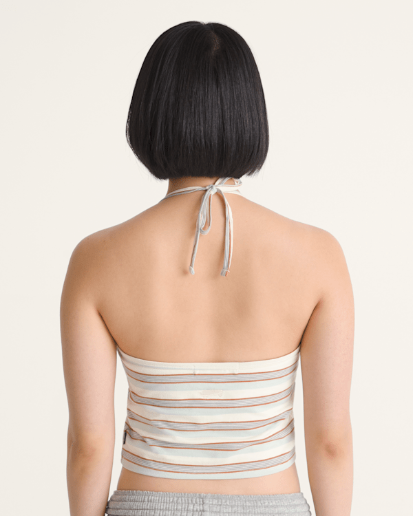 High Neck Halter in Almond Crisp Beige | Vans