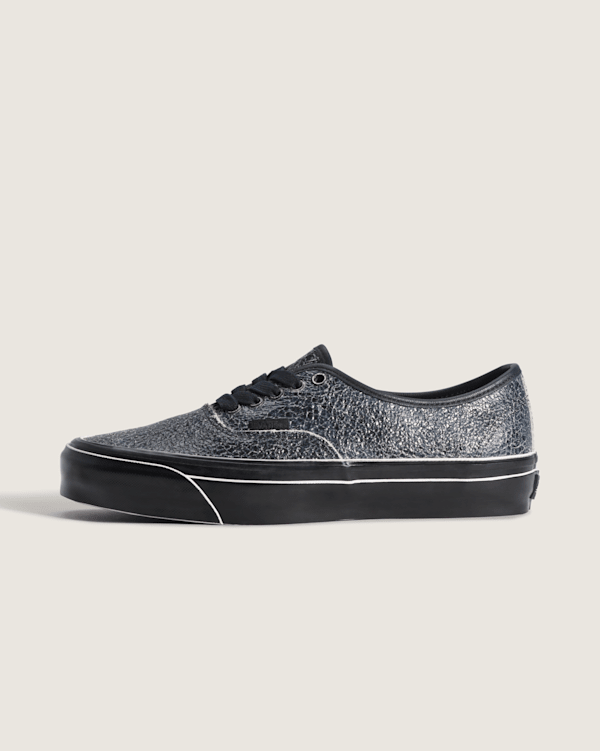 Premium Authentic Shoe in Overpaint Black / Black | Vans
