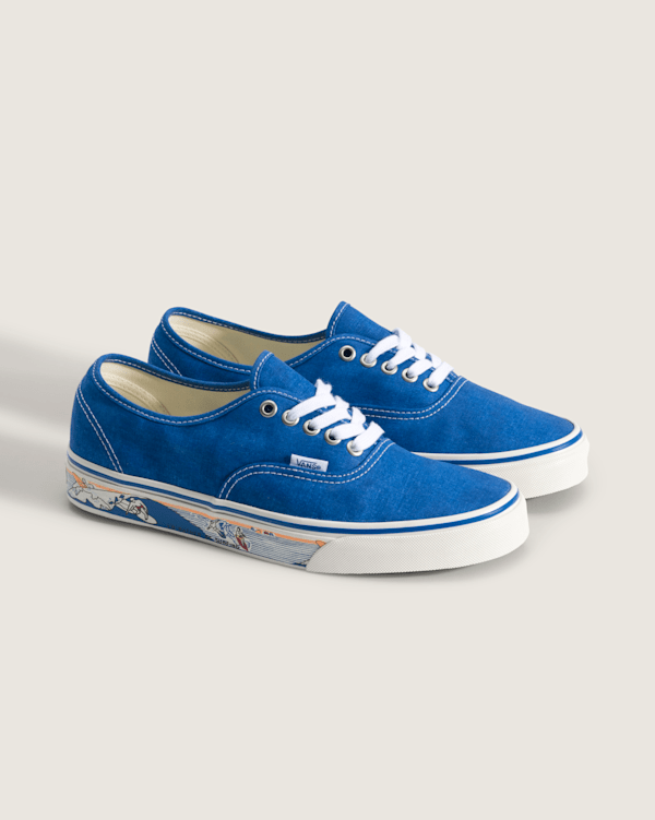 Authentic Shoe in Sidewall Print Classic Blue | Vans