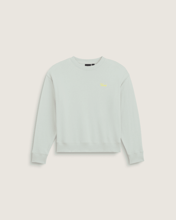 Kids Script Logo Oversized Crew Sweatshirt