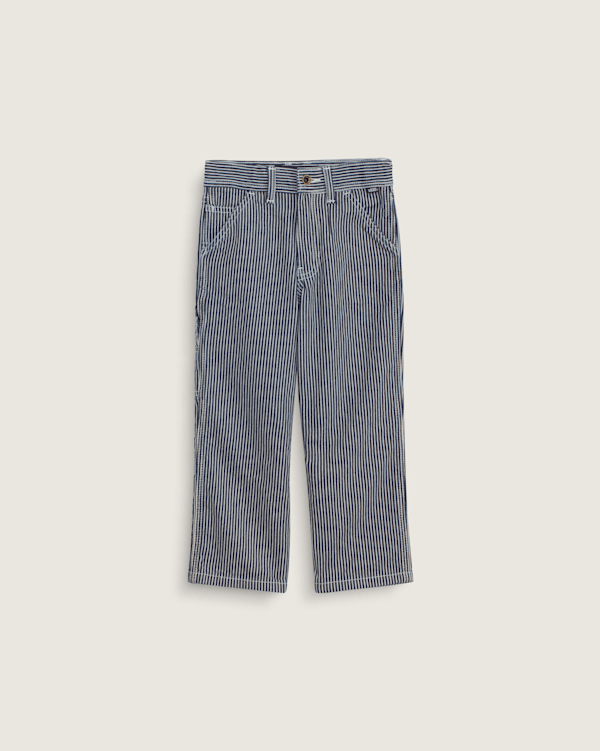 Little Kids Drill Chore Loose Stripe Pants