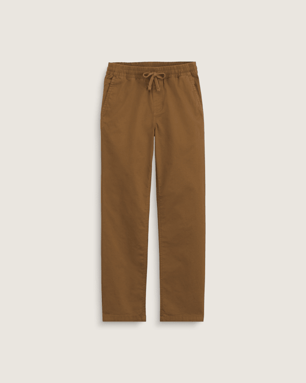 Kids Range Elastic Waist Pants in Dachshund Brown | Vans