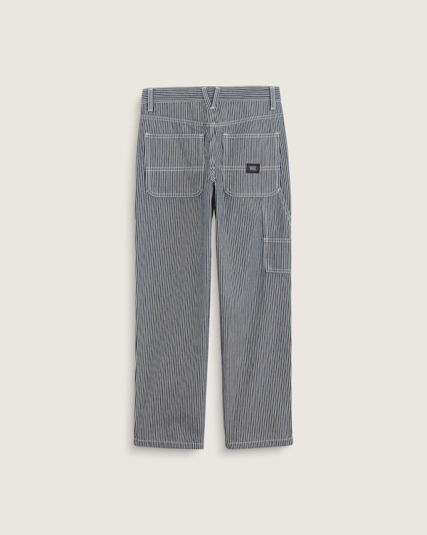 Kids Drill Chore Carpenter Loose Stripe Pants