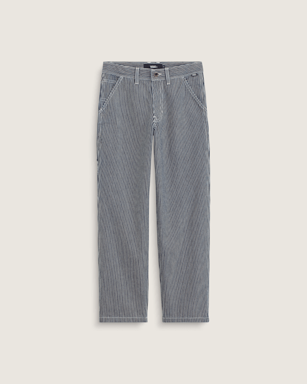 Kids Drill Chore Carpenter Loose Stripe Pants