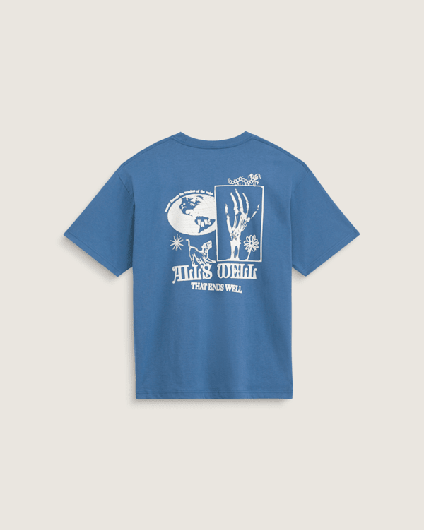 【M】everyone × TTTMSW LOGO S/S TEE (ASH) All's Well T-Shirt in True Navy Blue | Vans