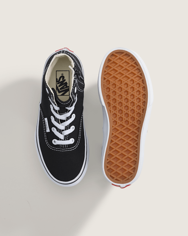 Little Kids Authentic Hi 2.0 Zip Shoe in Black / True White | Vans