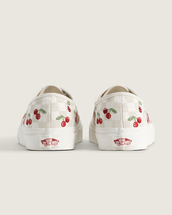 Authentic Shoe in Checkerboard Turtledove White / Marshmallow