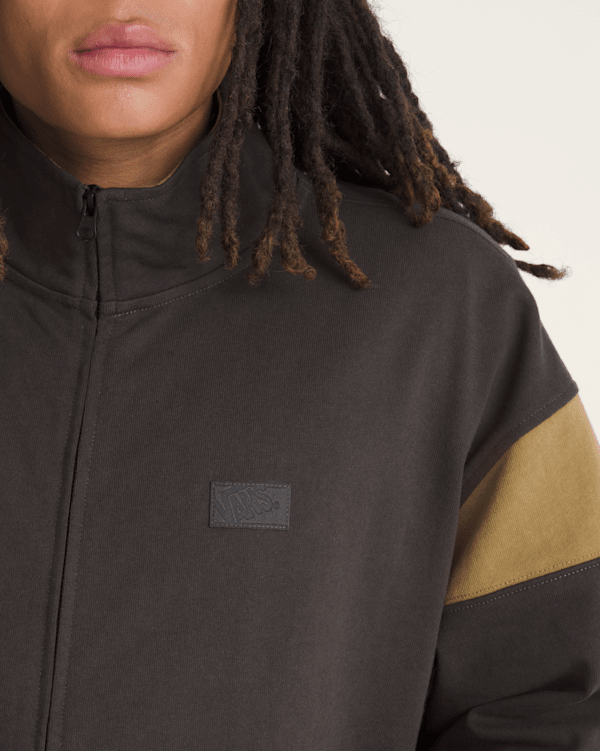 Retro Sport Mock Neck Full Zip