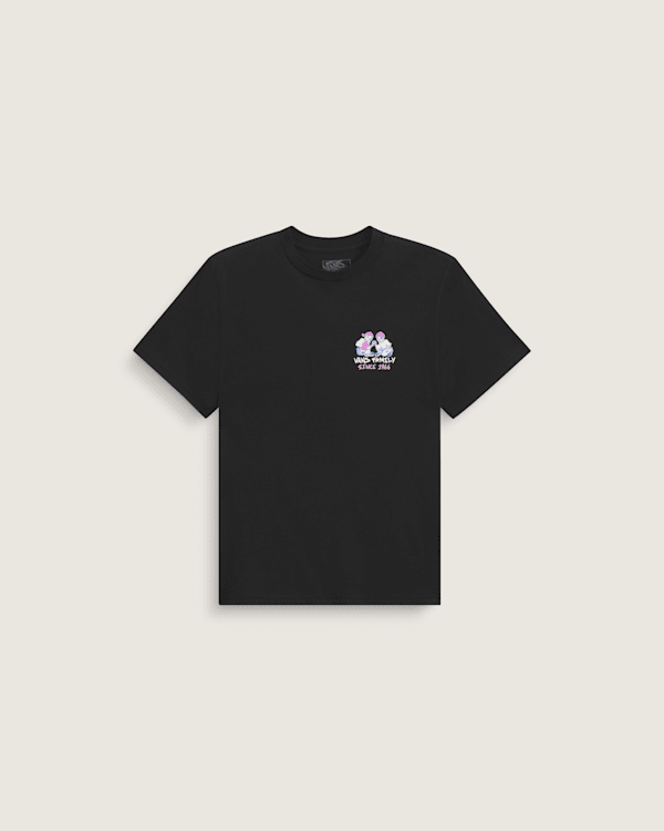 L WHCHALLENGER　L/S CHECKER TEE　BLACK Kids Checker Bros T-Shirt in Black | Vans