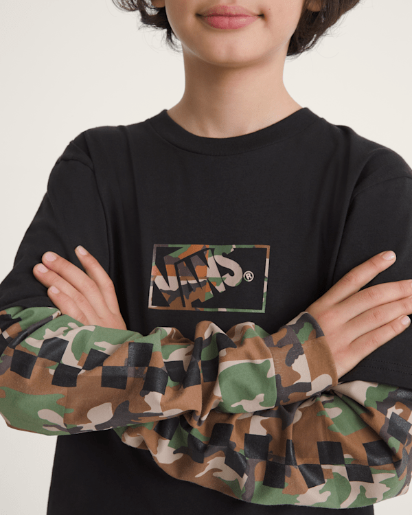 Kids Camo Twofer Shirt