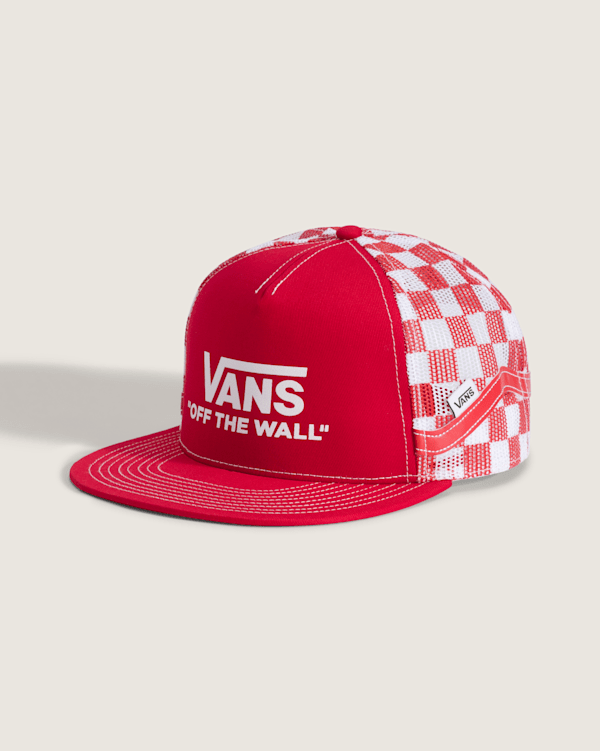Vans Doren Approved Checkerboard Hat in Checkerboard Red | Vans