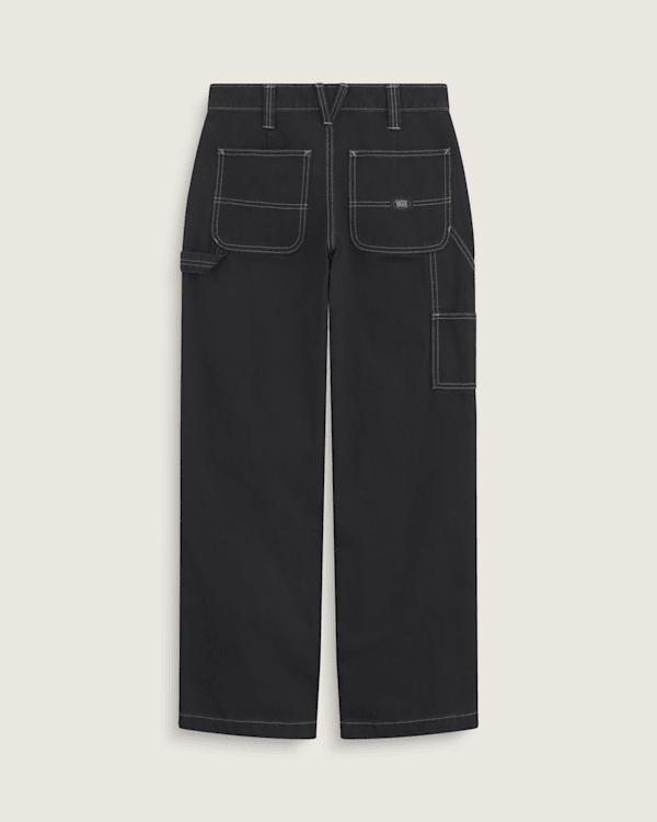 Chore Mid Rise Straight Pants in Black | Vans