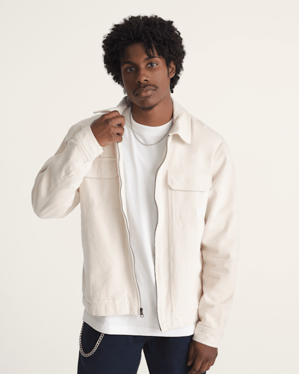 McAvoy II Zip Station Jacket in Natural Seed | Vans