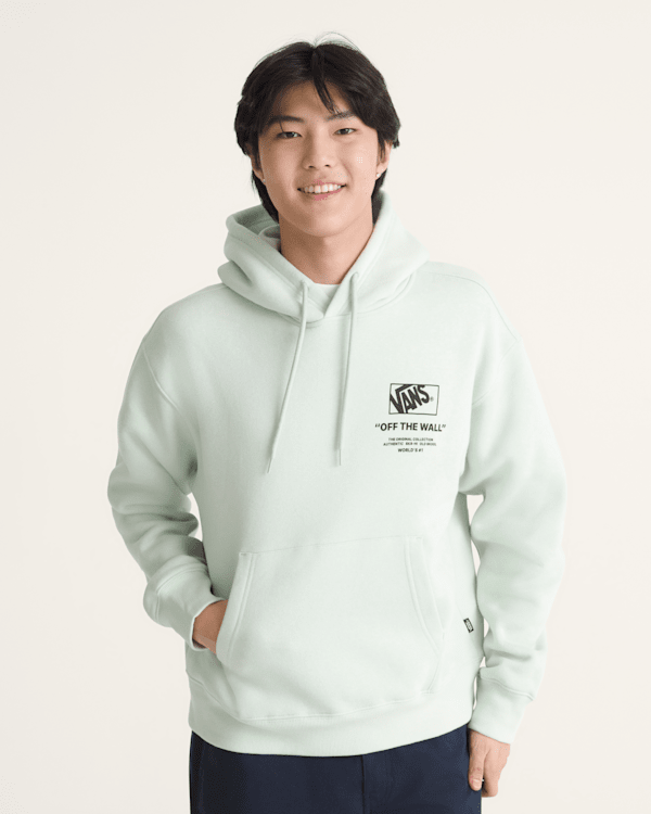 Stacked Hi Pullover Hoodie in Dusty Mint Green | Vans
