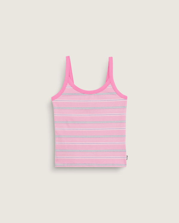 Niki Striped Tank Top in Fizz Pink | Vans