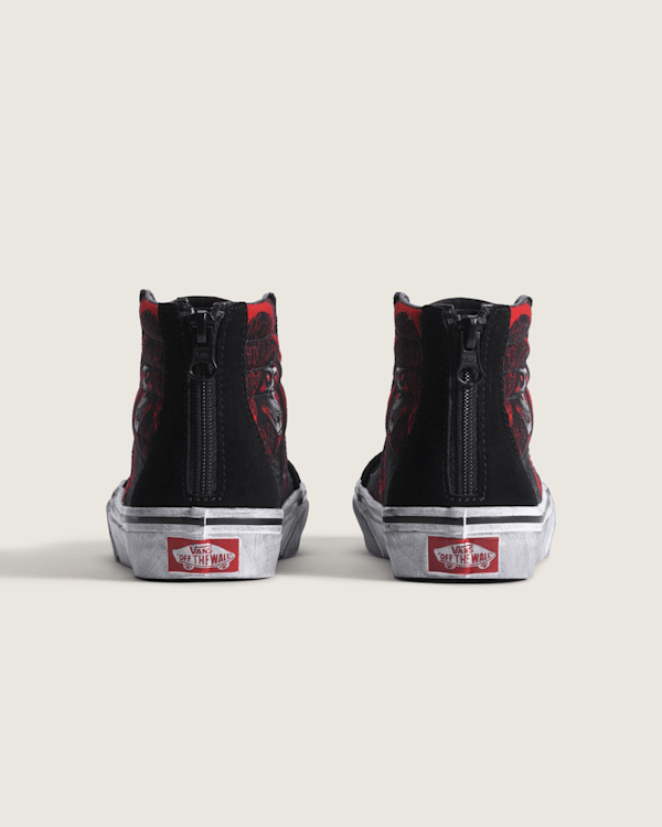 Little Kids Sk8-Hi Zip Halloween Shoe in Black | Vans