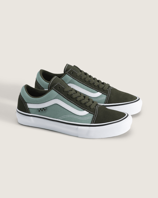 Skate Old Skool Shoe in Obsidian Fern Green | Vans