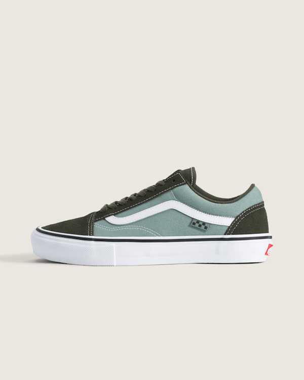 Skate Old Skool Shoe in Obsidian Fern Green | Vans