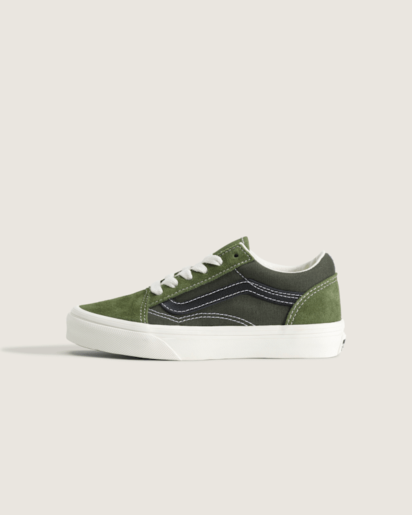 Little Kids Old Skool Shoe in Green Balsam | Vans