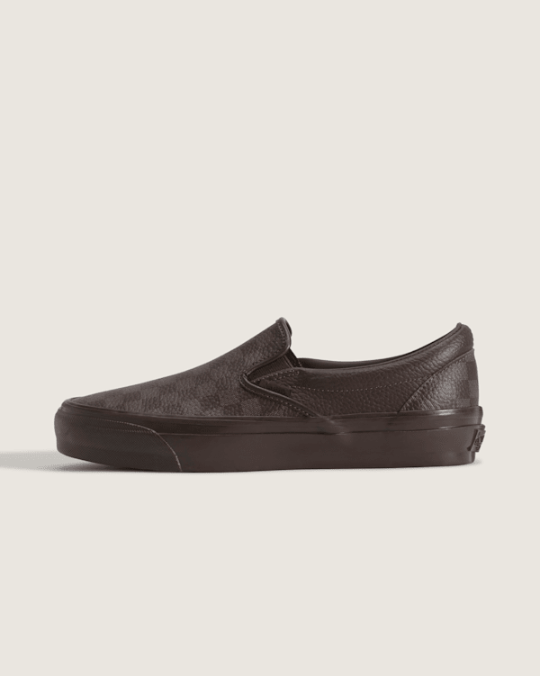 Brown Slip-On Sneakers