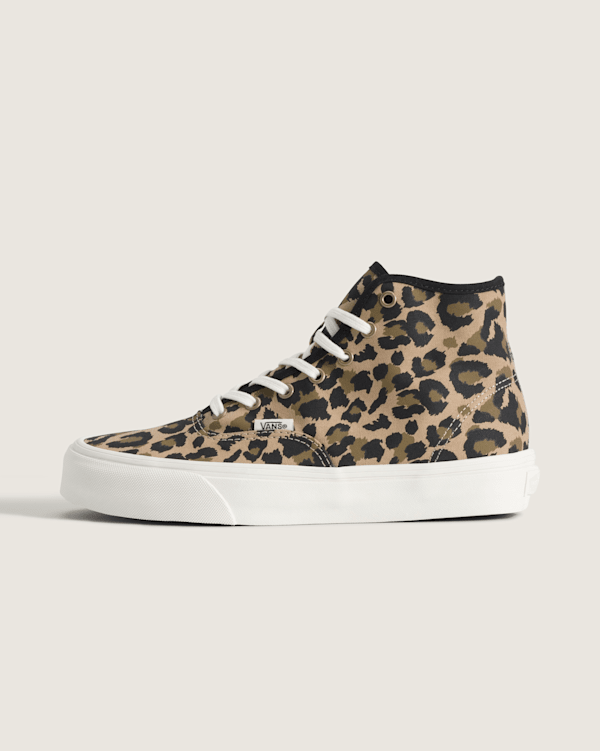 Leopard Print High Top Sneakers
