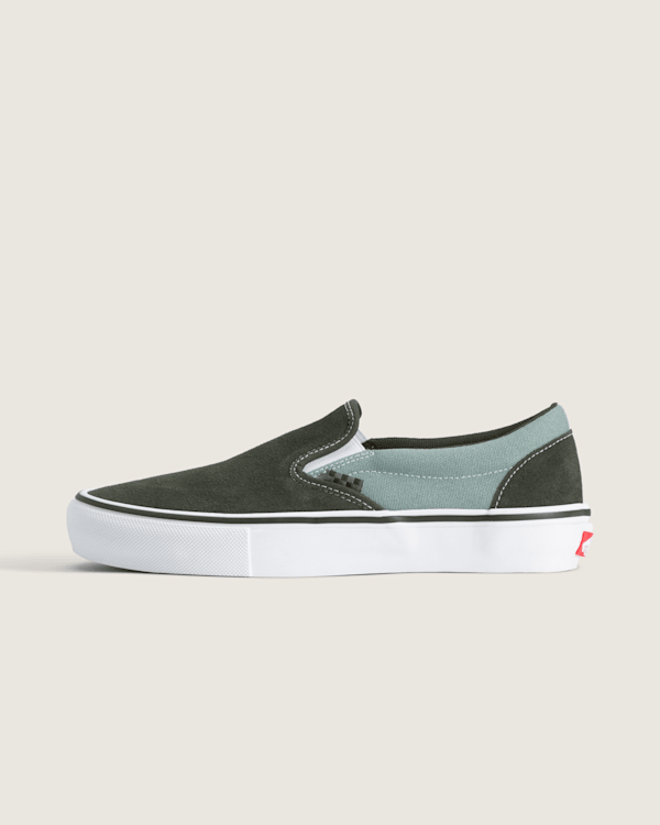 Green Slip On Shoes for Men