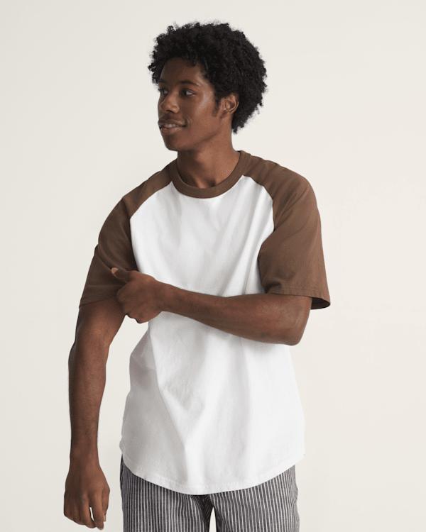 Raglan T-Shirt in Marshmallow White | Vans