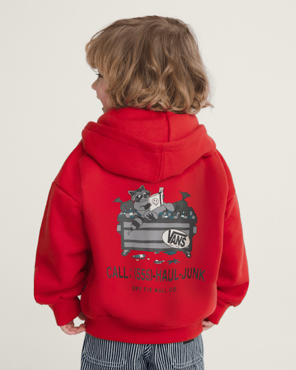 Little Kids Dumpster Raccoon Zip Hoodie